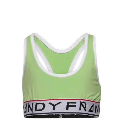 Girl's St Paul Bamboo Bralette Night & Underwear Underwear Tops Grön Frank Dandy