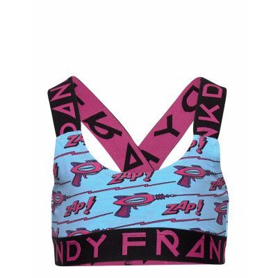 Girl'S Zapp Sports Bra Night & Underwear Underwear Tops Blå Frank Dandy