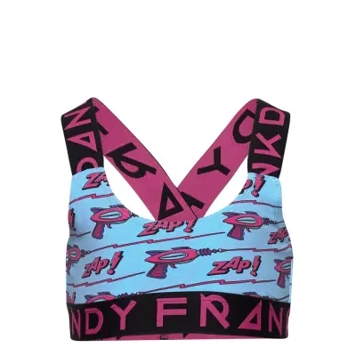 Girl'S Zapp Sports Bra Night & Underwear Underwear Tops Blå Frank Dandy