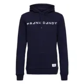 Kid'S Solid Hoodie Hoodie Blå Frank Dandy