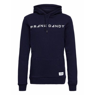 Kid'S Solid Hoodie Hoodie Blå Frank Dandy