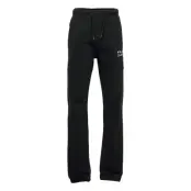 Kid'S Solid Sweat Pants Sweatpants Mjukisbyxor Svart Frank Dandy