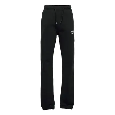 Kid'S Solid Sweat Pants Sweatpants Mjukisbyxor Svart Frank Dandy