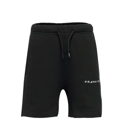 Kid'S Solid Sweat Shorts Shorts Svart Frank Dandy