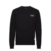 Unisex Solid Crew Sweat-shirt Tröja Svart Frank Dandy