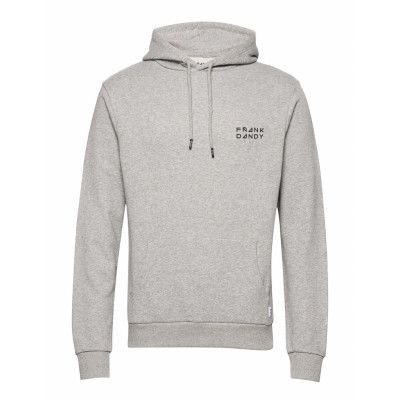 Unisex Solid Hoodie Hoodie Grå Frank Dandy