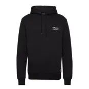 Unisex Solid Hoodie Hoodie Svart Frank Dandy