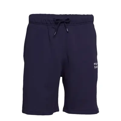 Unisex Solid Sweat Shorts Shorts Casual Blå Frank Dandy