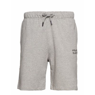 Unisex Solid Sweat Shorts Shorts Casual Grå Frank Dandy