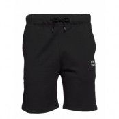 Unisex Solid Sweat Shorts Shorts Casual Svart Frank Dandy