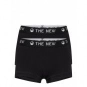 2-Pack Organic Hipsters Noos Night & Underwear Underwear Underpants Black The New