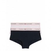 Tommy Hilfiger 2 Pk Hipster Print Svart