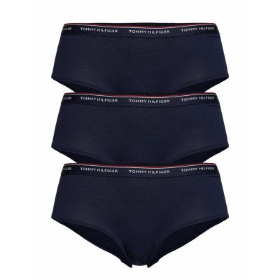 3p Shorty Lingerie Panties Hipsters/boyshorts Blå Tommy Hilfiger
