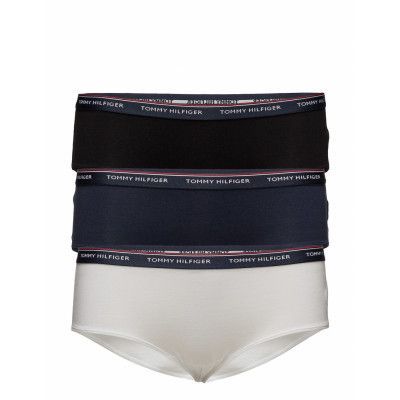 3p Shorty Lingerie Panties Hipsters/boyshorts Vit Tommy Hilfiger