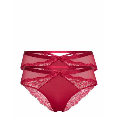 Blair-2pp Core Hipster_classic Lingerie Panties Hipsters/boyshorts Röd Dorina