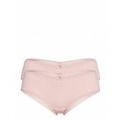 Double Pack: Brazilian Hipster Shorts Trimmed With Lace Trosa Brief Tanga Rosa Esprit Bodywear Women