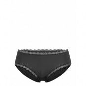 Recycled: Hipster Shorts With Lace Trosa Brief Tanga Svart Esprit Bodywear Women