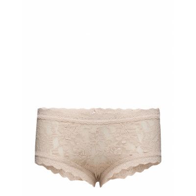 Boyshort Signature Lace Lingerie Panties Hipsters/boyshorts Beige Hanky Panky