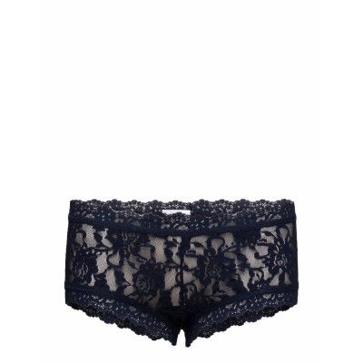 Boyshort Signature Lace Lingerie Panties Hipsters/boyshorts Blå Hanky Panky