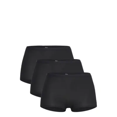 Lindex 3-Pak Boxertrusser Med Høj Talje Svart