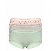 Brief 3 Pack Carin Classic Reg Lingerie Panties Hipsters/boyshorts Blå Lindex