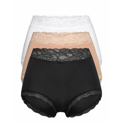 Lindex Brief 3 Pack Emelie Lace High
