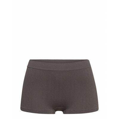 Brief Boxer Midi Seamless Cab Lingerie Panties Hipsters/boyshorts Grå Lindex