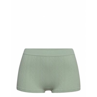 Brief Boxer Midi Seamless Cab Lingerie Panties Hipsters/boyshorts Grön Lindex