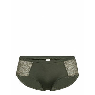 Brief Emelie Classic Reg Lingerie Panties Hipsters/boyshorts Grön Lindex
