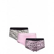 Brief Hipster 3 Pack Aop Night & Underwear Underwear Panties Multi/patterned Lindex