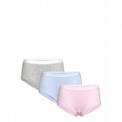 Lindex Brief Hipster 3P Solid Rosa