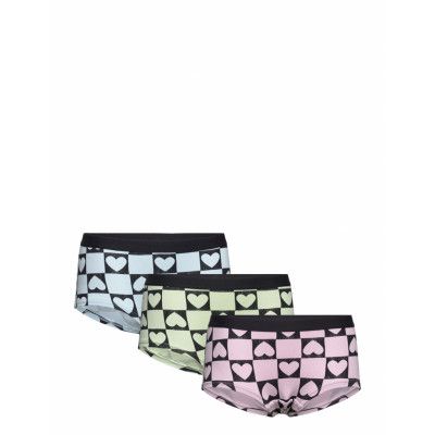 Brief Hipster Bg 3 Pack Aop Night & Underwear Underwear Panties Multi/mönstrad Lindex
