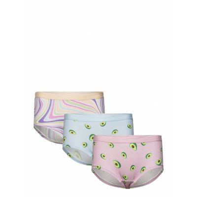 Brief Hipster Bg 3 Pack Aop Night & Underwear Underwear Panties Multi/mönstrad Lindex