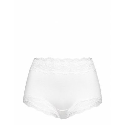 Brief Pure Lace Classic High Lingerie Panties Hipsters/boyshorts Vit Lindex