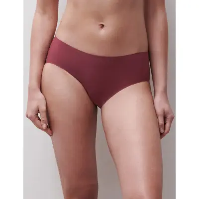 CHANTELLE Soft Stretch Shorty - Burgundy - ONE SIZE