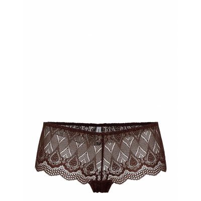 Cibbe Panties 7092 *Villkorat Erbjudande Lingerie Panties Hipsters/boyshorts Brun Samsøe Samsøe