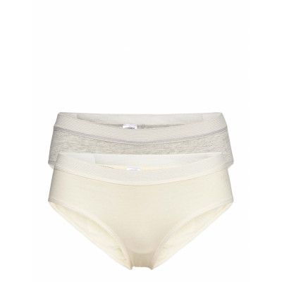 Core Hipster 2P *Villkorat Erbjudande Trosa Brief Tanga Creme Björn Borg