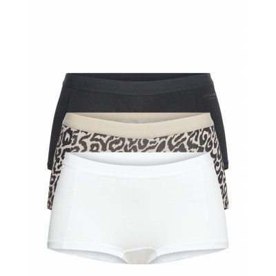 Core Minishorts 3P Lingerie Panties Hipsters/boyshorts Multi/mönstrad Björn Borg