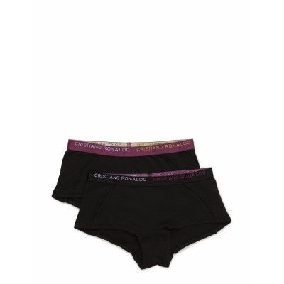 Cr7 Girls Hipster 2-Pack Trosa Svart CR7