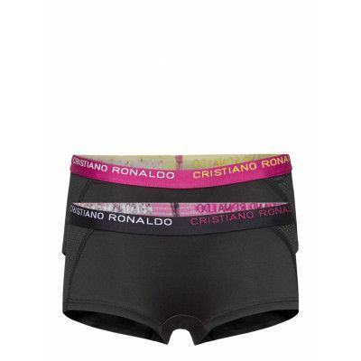 Cr7 Girls Hipster 2-Pack Night & Underwear Underwear Panties Svart CR7