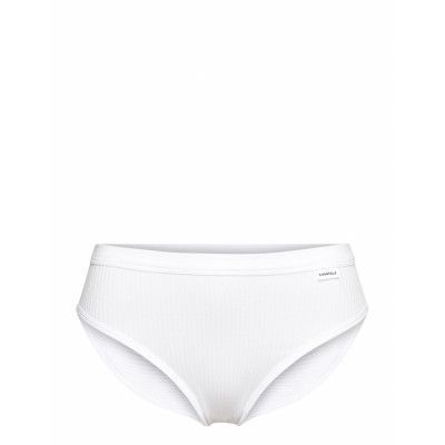 Cotton Comfort Hi-Cut Brief Trosa Brief Tanga Vit CHANTELLE
