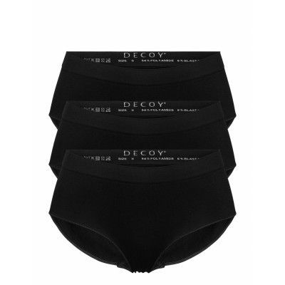 Decoy 3-Pack Hipster Lingerie Panties Hipsters/boyshorts Svart Decoy