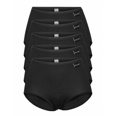 Decoy Maxi Brief, 5-Pack Gots Lingerie Panties Hipsters/boyshorts Svart Decoy
