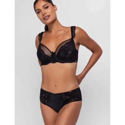Dorina Lyra-Satin Hipster Classic - Black - XS