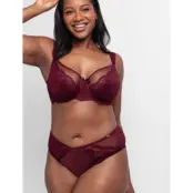 Dorina Lyra Satin Hipster Classic - Red - S