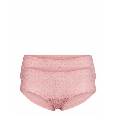 Dream Hipster Lace X 2 Lingerie Panties Hipsters/boyshorts Rosa Magic Bodyfashion