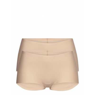 Dream Invisibles Boy Short X 2 Lingerie Panties Hipsters/boyshorts Creme Magic Bodyfashion