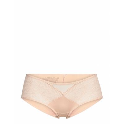 Floral Touch Covering Shorty Lingerie Panties Hipsters/boyshorts Beige CHANTELLE