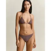 Gant Monogram Print Bikini Hipster - Brown - XL