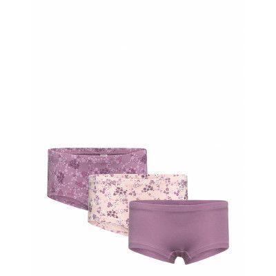 Hipster 3 Pack Aop Night & Underwear Underwear Panties Purple Lindex